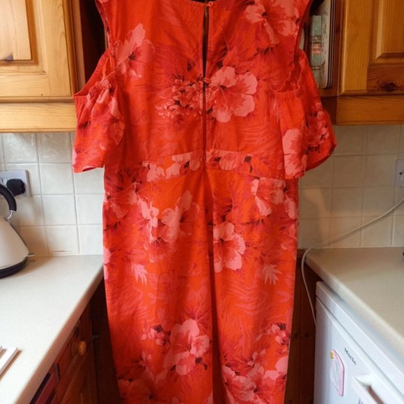 Asos cold Shoulder Dress size 24 - Picture 5 of 8